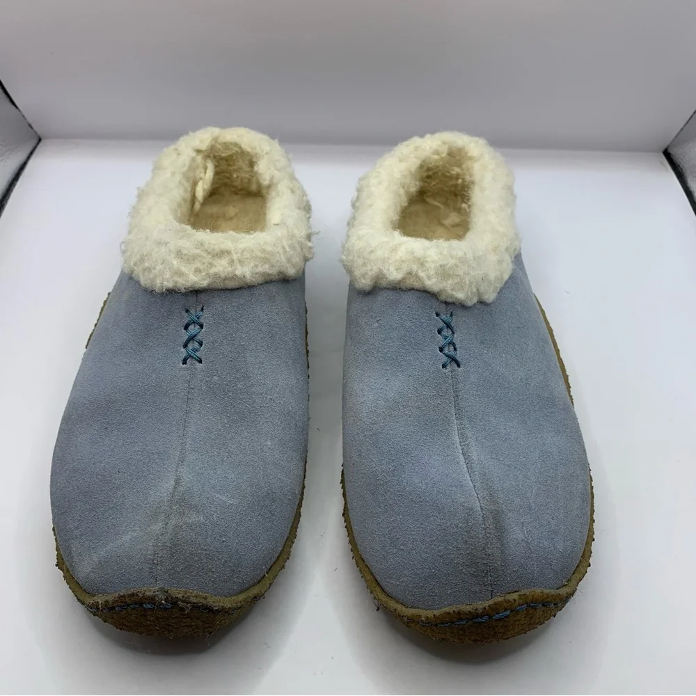 Sorrel cozy slippers size 2 blue big girl